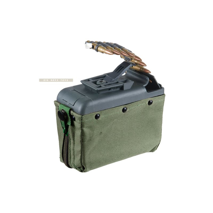 ARES LMG Box 1100rd Magazine - Green - Bang Bang Airsoft