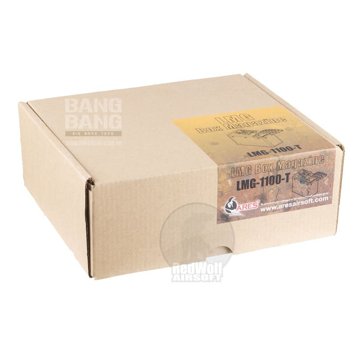 ARES LMG Box 1100rd Magazine - Tan - Bang Bang Airsoft