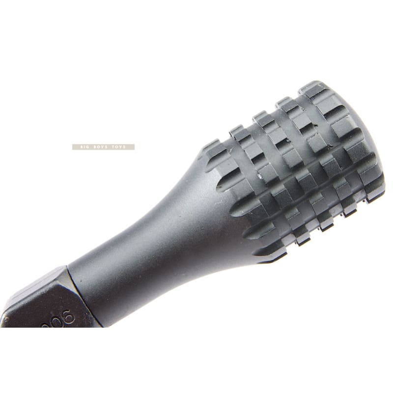 ARES Low - Profile Zinc Alloy CNC Cocking Handle Type D for Amoeba 'Striker' AST - 01 Sniper Rifle - Matt Gray - Bang Bang Airsoft