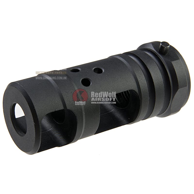 Ares m4 aluminum flash hider (14mm cw) for blast shield