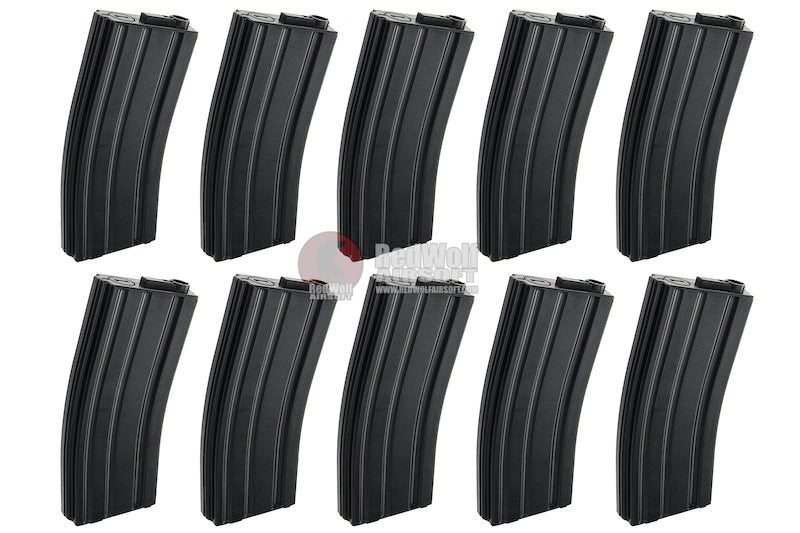 ARES M4 Magazine (30 rounds AEG Magazine) - 10pcs/box - Black - Bang Bang Airsoft