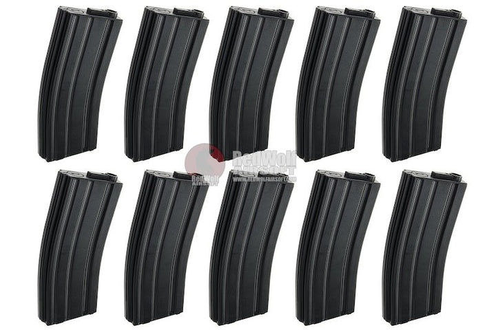 ARES M4 Magazine (30 rounds AEG Magazine) - 10pcs/box - Black - Bang Bang Airsoft
