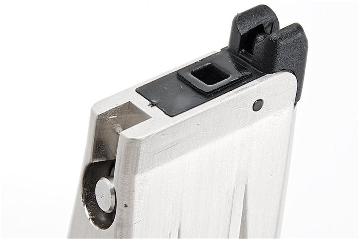 Army Armament R601 Hi Capa Green Gas Airsoft Long Magazine (50 rounds, Silver) - Bang Bang Airsoft