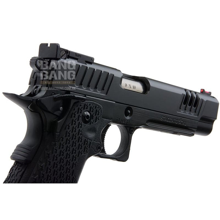 Army Armament R611 Staccato XL 2011 Airsoft GBB Pistol - BK - Bang Bang Airsoft