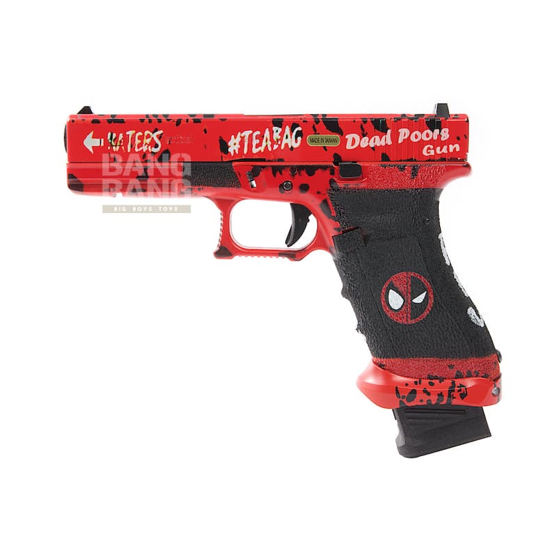 Ascend Deadpool DP17 Gas Blowback Pistol (by WE) - Bang Bang Airsoft