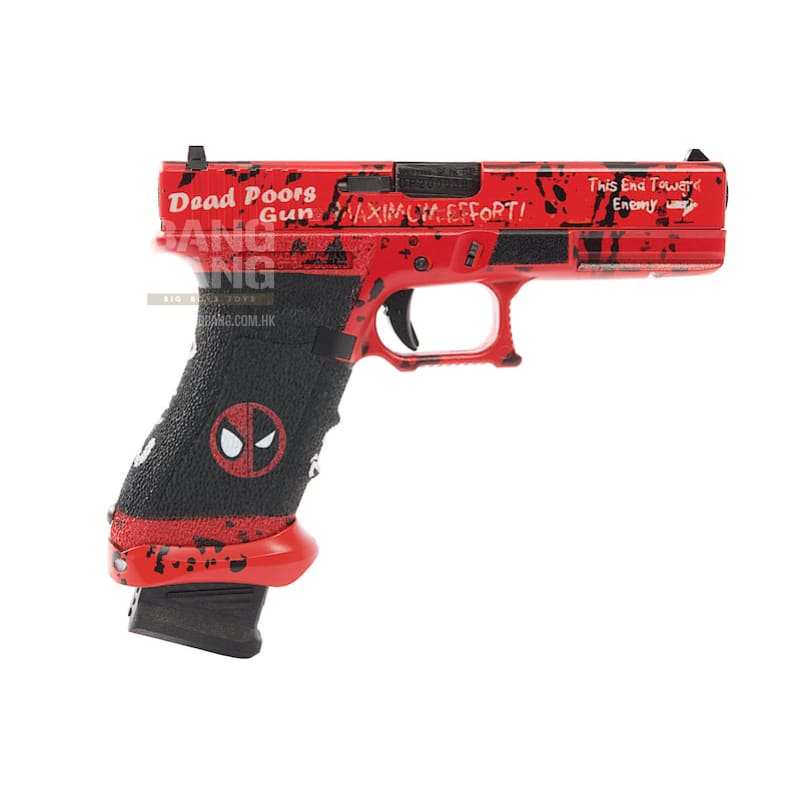 Ascend Deadpool DP17 Gas Blowback Pistol (by WE) - Bang Bang Airsoft