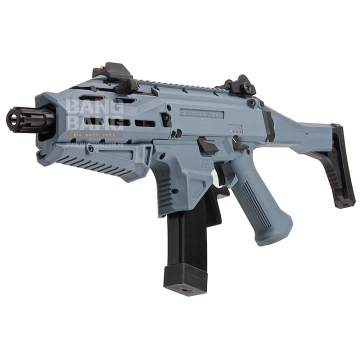 Asg cz scorpion evo 3 atek aeg - battleship grey smg free
