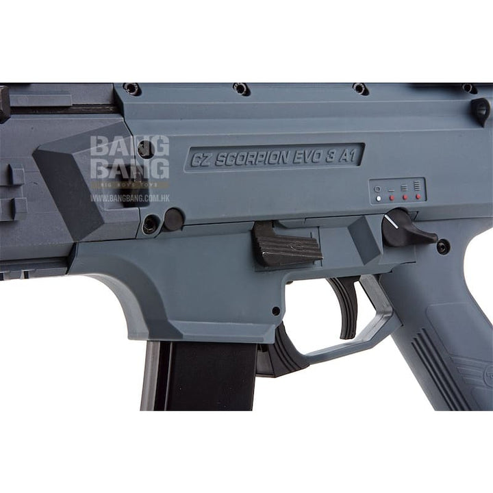 ASG CZ Scorpion EVO3A1 AEG - Battleship Grey *** - Bang Bang Airsoft