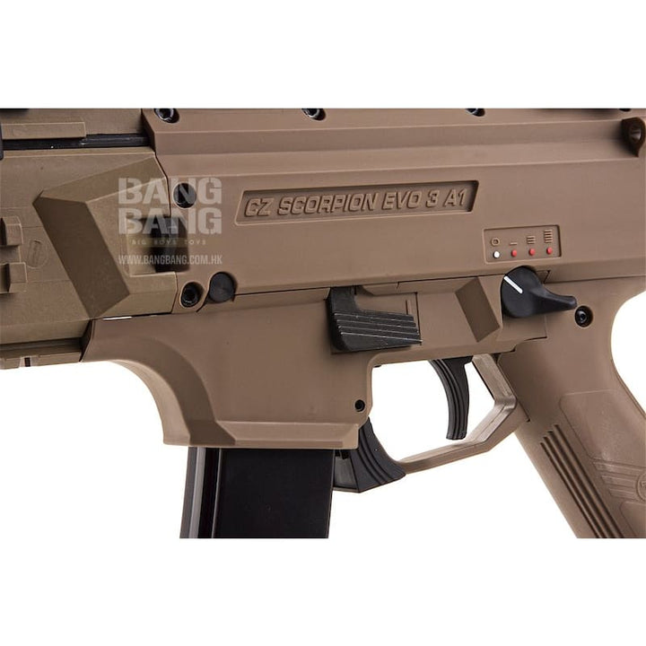 ASG CZ Scorpion EVO3A1 AEG - FDE *** - Bang Bang Airsoft