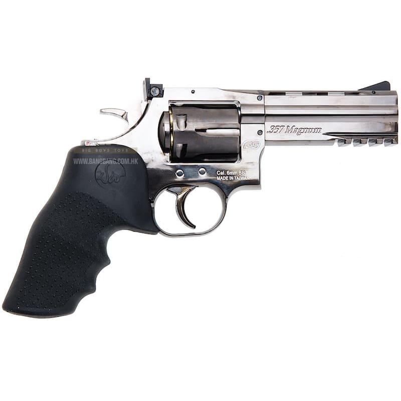 ASG Dan Wesson 715 4 inch 6mm Co2 Revolver - Black (by Wingun) - Bang Bang Airsoft
