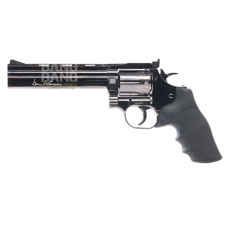 ASG Dan Wesson 715 6 inch 6mm Co2 Revolver - Black (by Wingun) - Bang Bang Airsoft