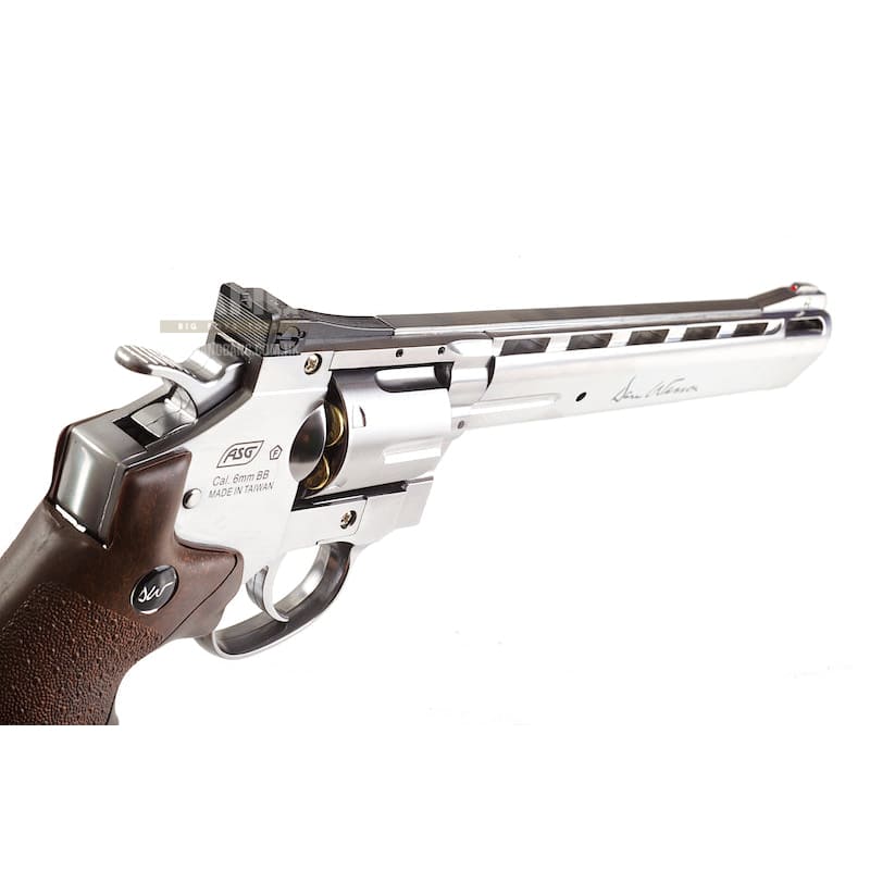 ASG Dan Wesson 8 inch Co2 Revolver - Silver - Bang Bang Airsoft