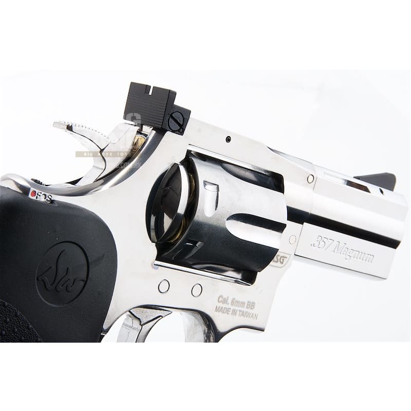 ASG Dan Wesson Revolvers 715 2.5 inch 6mm CO2 Version - Silver (by Wingun) - Bang Bang Airsoft