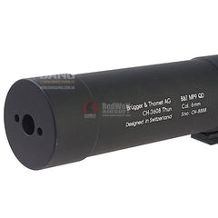Asg mp9 qd barrel extension tube - 205mm length (licensed