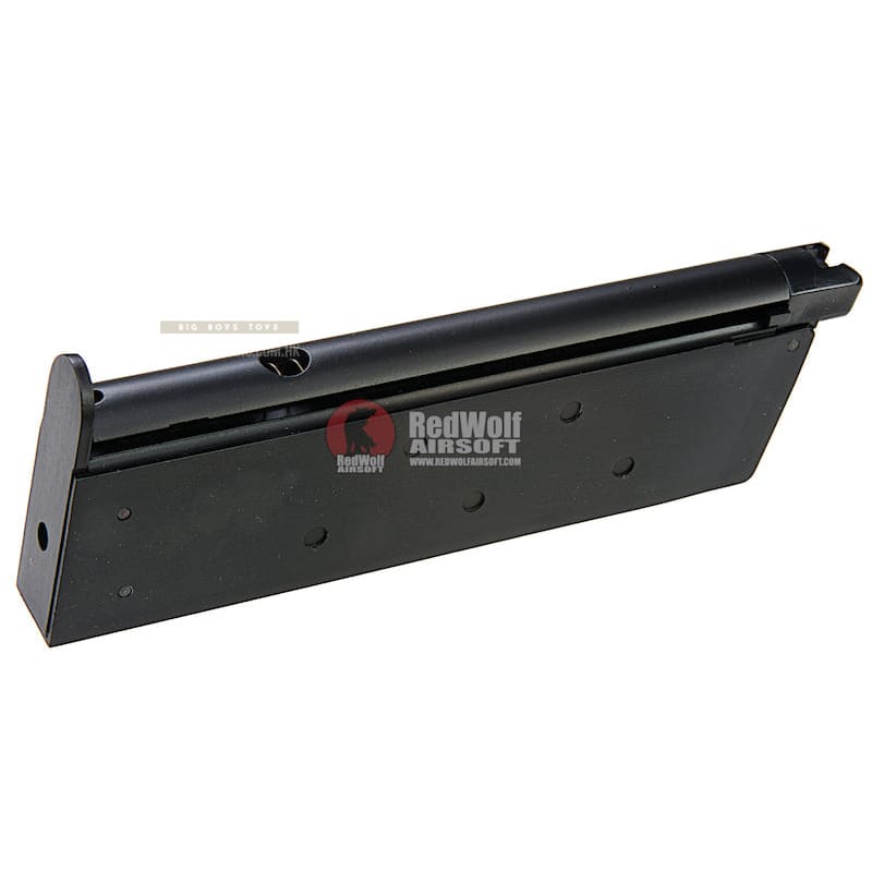 AW Custom 1911 Single Stack Gas Magazine (15rds) for AW / WE / Tokyo Marui / Cybergun 1911 Series - Black - Bang Bang Airsoft