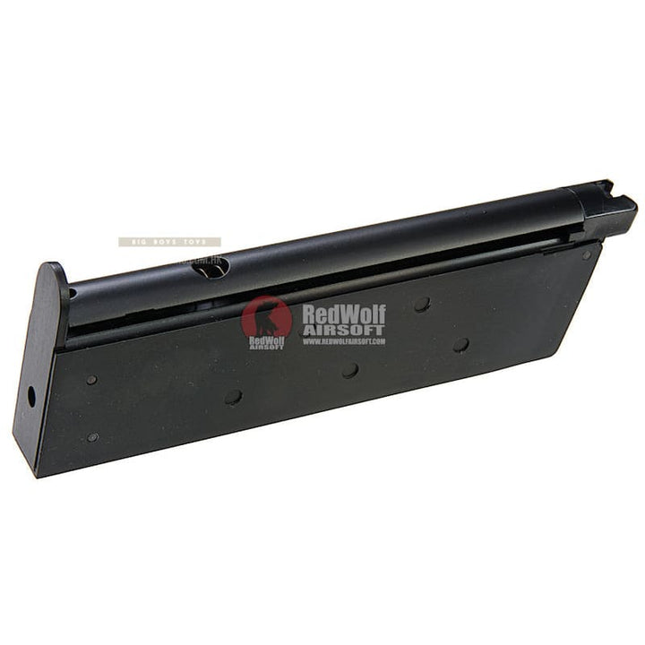 AW Custom 1911 Single Stack Gas Magazine (15rds) for AW / WE / Tokyo Marui / Cybergun 1911 Series - Black - Bang Bang Airsoft