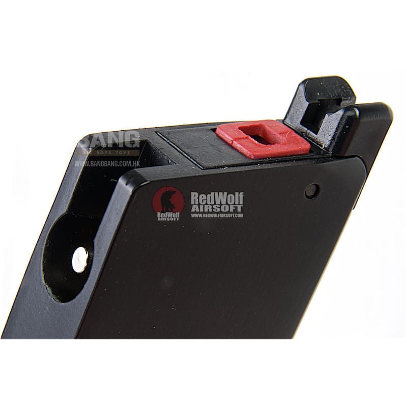 AW Custom 1911 Single Stack Gas Magazine (15rds) for AW / WE / Tokyo Marui / Cybergun 1911 Series - Black - Bang Bang Airsoft