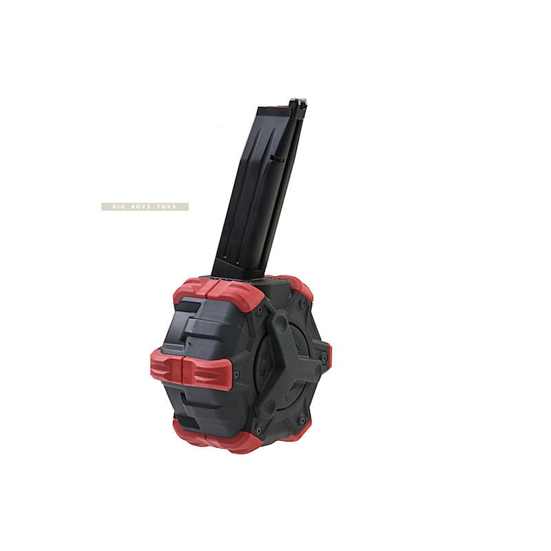 AW Custom 350rds Adaptive Drum Magazine for AW/ WE/ Tokyo Marui HI - Capa GBB Series - Bang Bang Airsoft