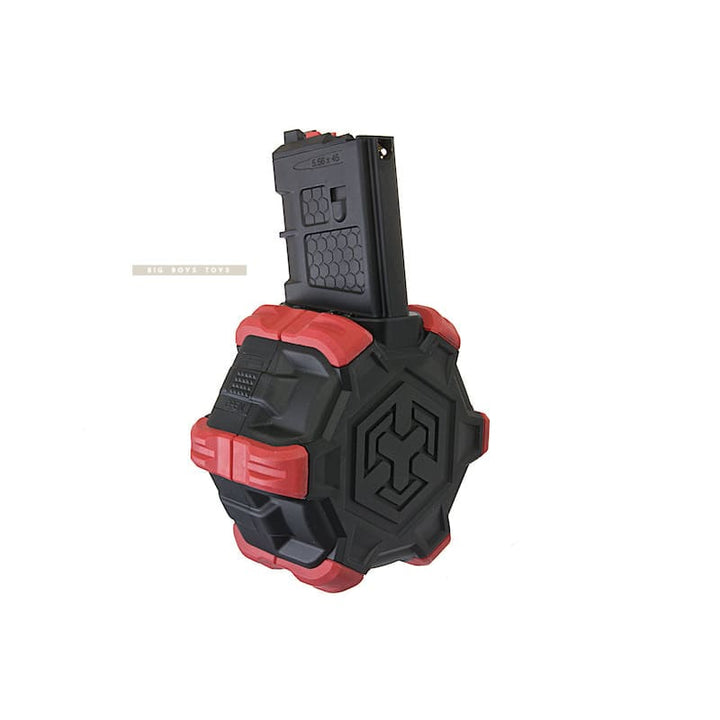 AW Custom 350rds Adaptive Drum Magazine for WE M4 GBBR Series - Bang Bang Airsoft