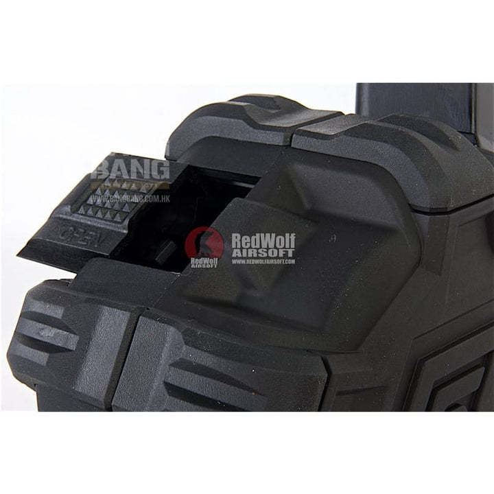 AW Custom 350rds Drum Magazine for AW/ WE/ Tokyo Marui G Model GBB Series - Black - Bang Bang Airsoft