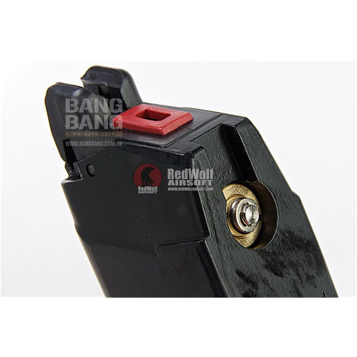 AW Custom 350rds Drum Magazine for AW/ WE/ Tokyo Marui G Model GBB Series - Black - Bang Bang Airsoft