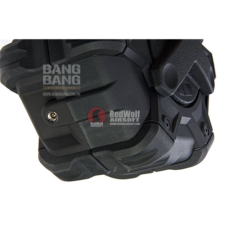 AW Custom 350rds Drum Magazine for AW/ WE/ Tokyo Marui G Model GBB Series - Black - Bang Bang Airsoft