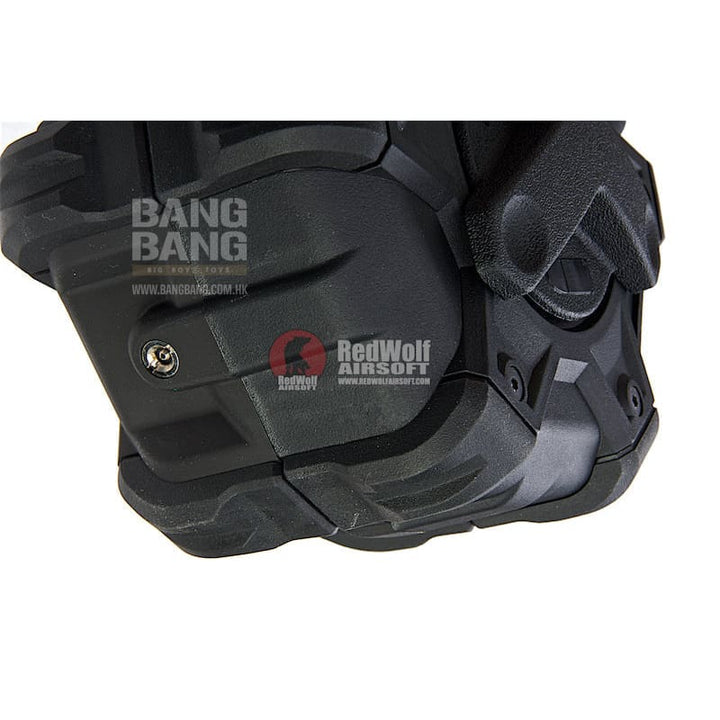 AW Custom 350rds Drum Magazine for AW/ WE/ Tokyo Marui G Model GBB Series - Black - Bang Bang Airsoft
