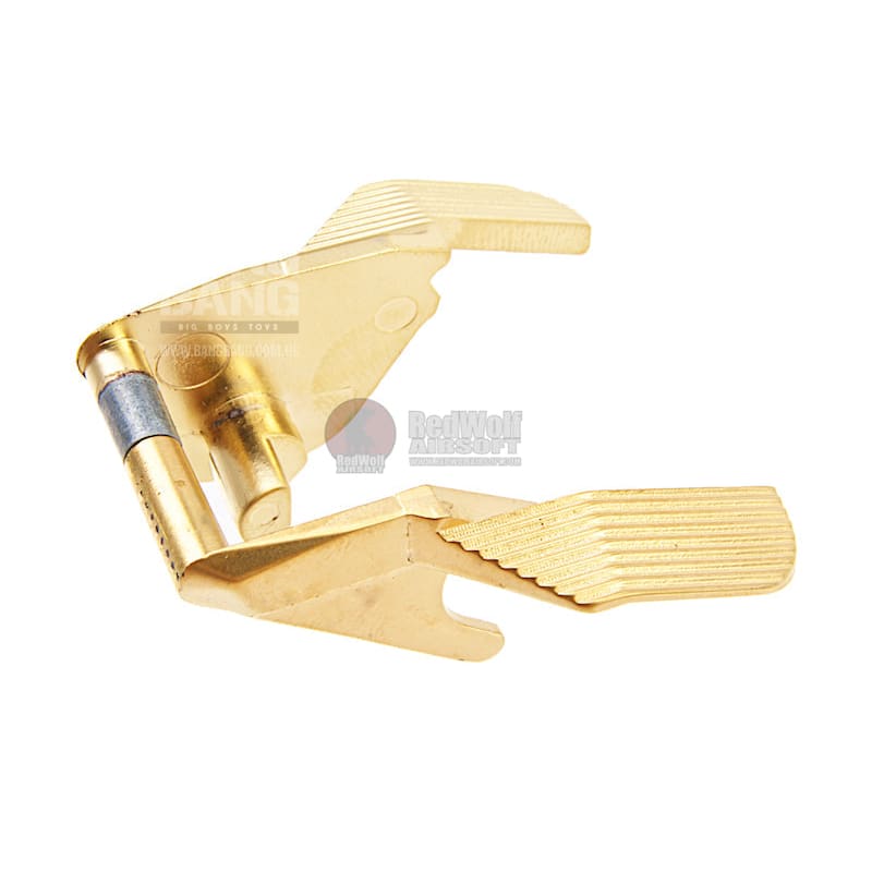 AW Custom HX Ambidextrous Thumb Safety for Tokyo Marui / WE / AW / KJ Hi Capa GBB Series - Gold - Bang Bang Airsoft