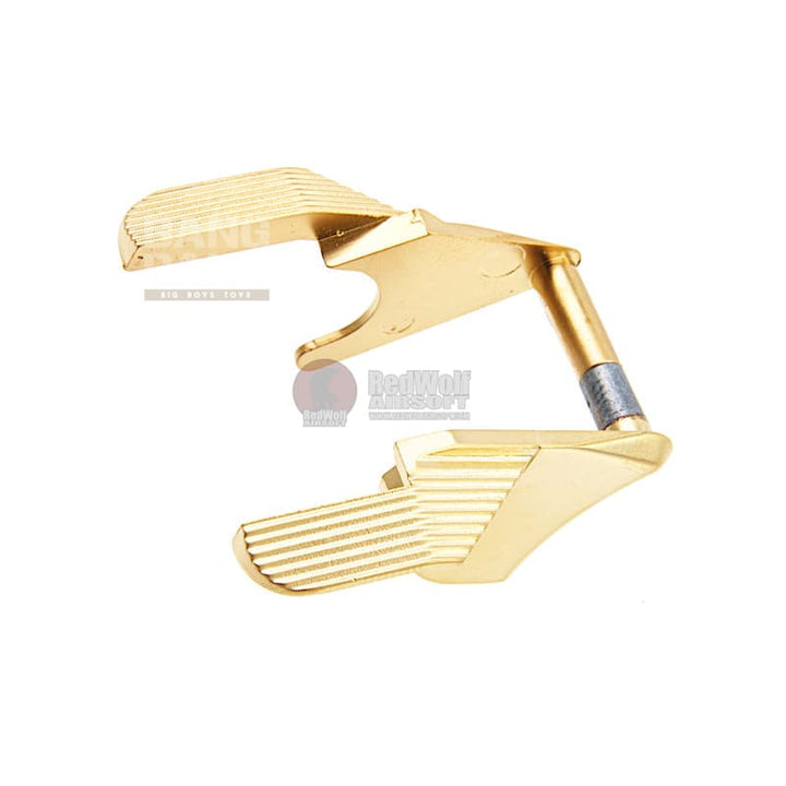 AW Custom HX Ambidextrous Thumb Safety for Tokyo Marui / WE / AW / KJ Hi Capa GBB Series - Gold - Bang Bang Airsoft