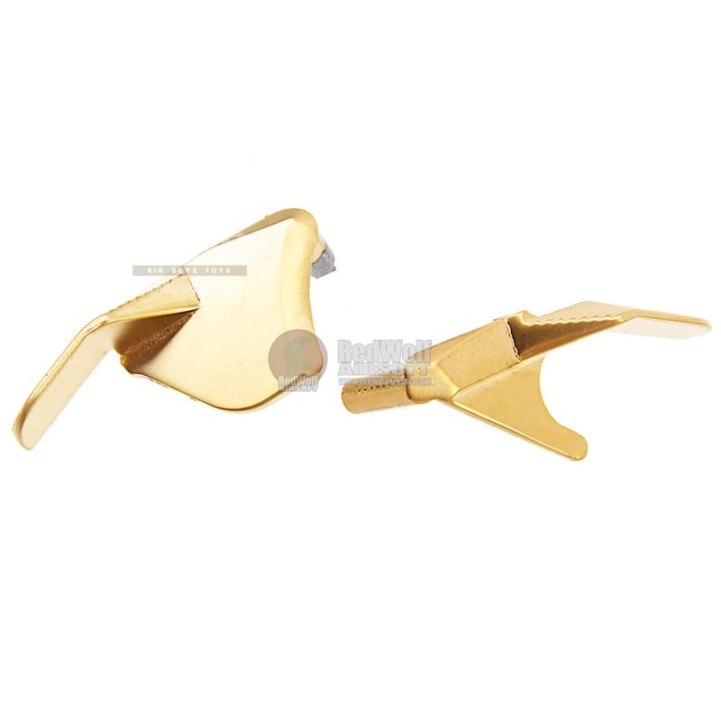 AW Custom HX Ambidextrous Thumb Safety for Tokyo Marui / WE / AW / KJ Hi Capa GBB Series - Gold - Bang Bang Airsoft