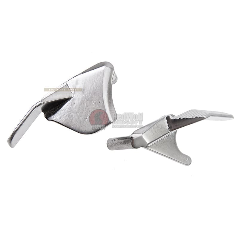 AW Custom HX Ambidextrous Thumb Safety for Tokyo Marui / WE / AW / KJ Hi Capa GBB Series - Silver - Bang Bang Airsoft