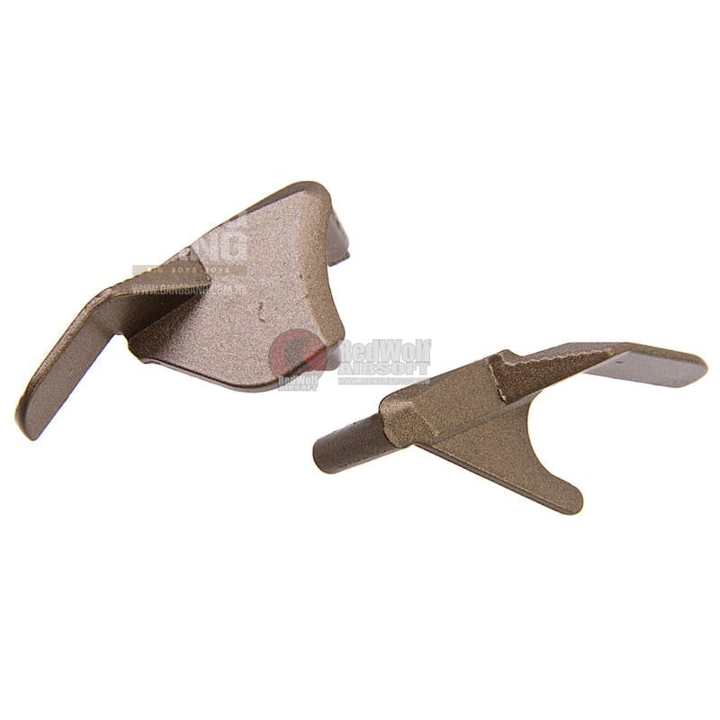 AW Custom HX Ambidextrous Thumb Safety for Tokyo Marui / WE / AW / KJ Hi Capa GBB Series - Tan - Bang Bang Airsoft