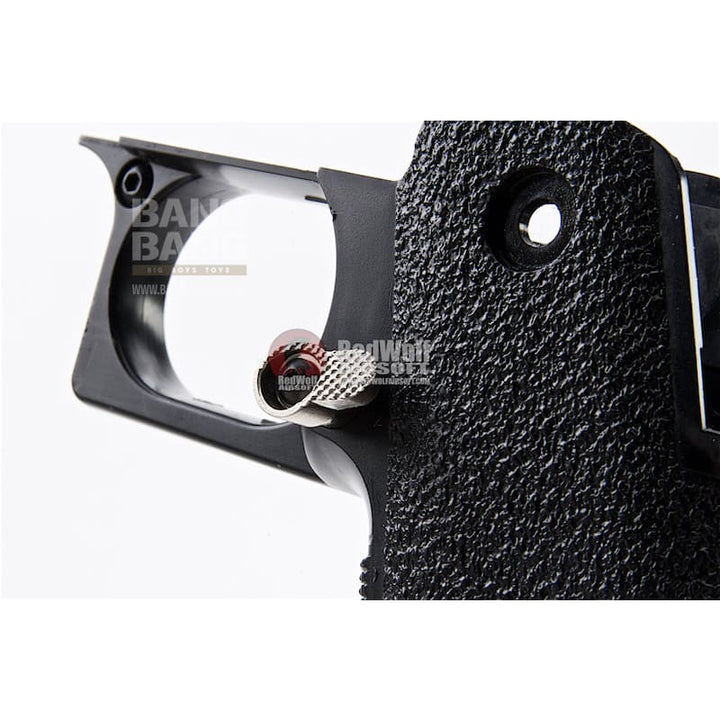 AW Custom HX Competition Magazine Release Button for Tokyo Marui / WE / AW / KJ Hi Capa GBB Series - Silver - Bang Bang Airsoft