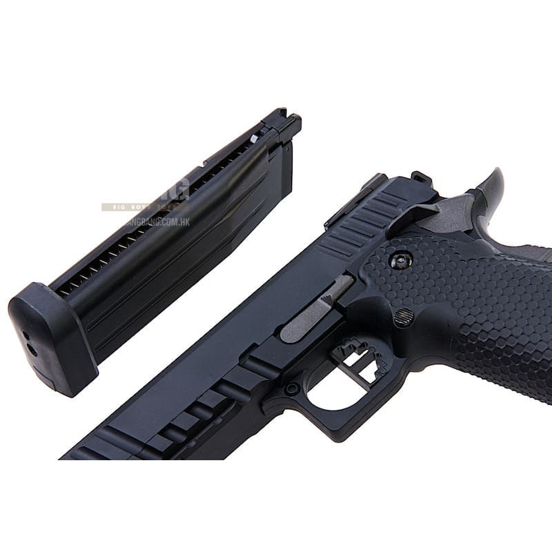 AW Custom HX20 Series 'Competitor' Hi - Capa Gas Blowback Pistol - Black - Bang Bang Airsoft