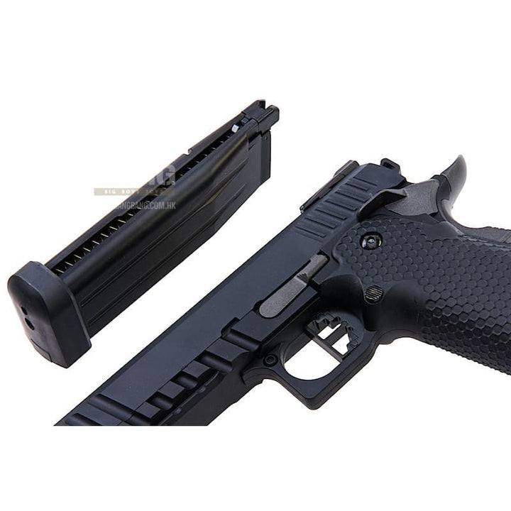AW Custom HX20 Series 'Competitor' Hi - Capa Gas Blowback Pistol - Black - Bang Bang Airsoft