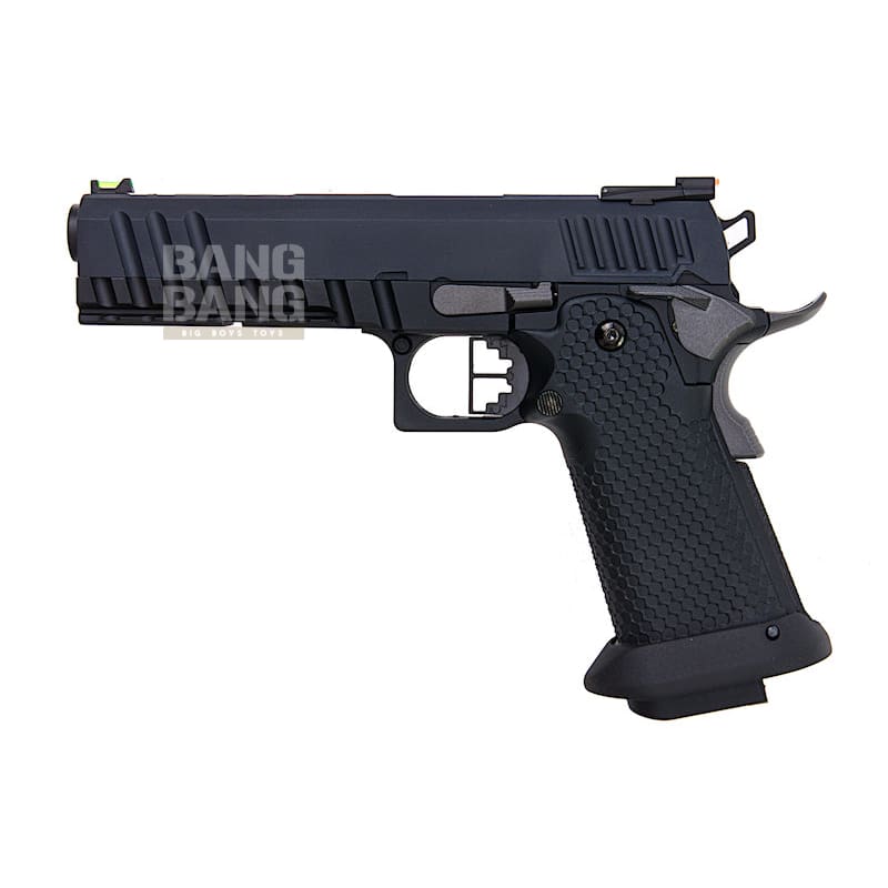 AW Custom HX20 Series 'Competitor' Hi - Capa Gas Blowback Pistol - Black - Bang Bang Airsoft