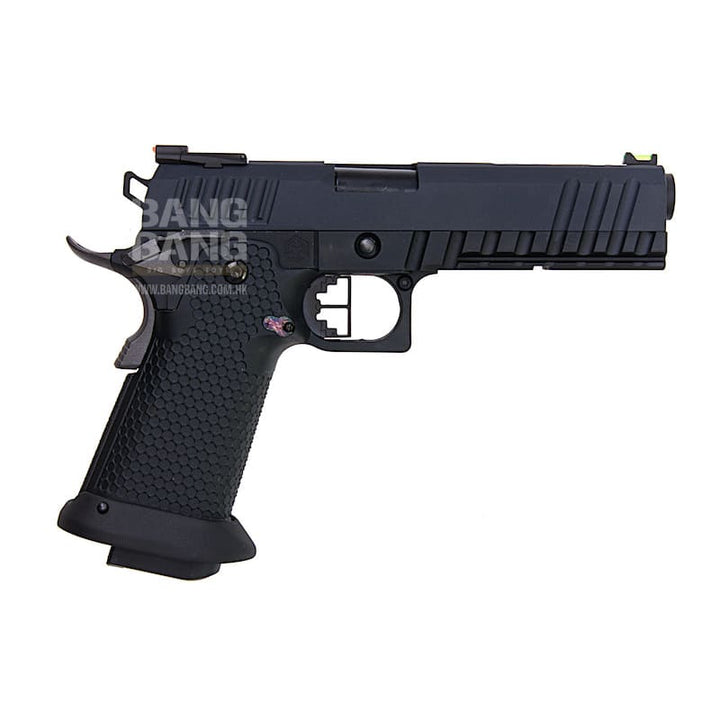 AW Custom HX20 Series 'Competitor' Hi - Capa Gas Blowback Pistol - Black - Bang Bang Airsoft
