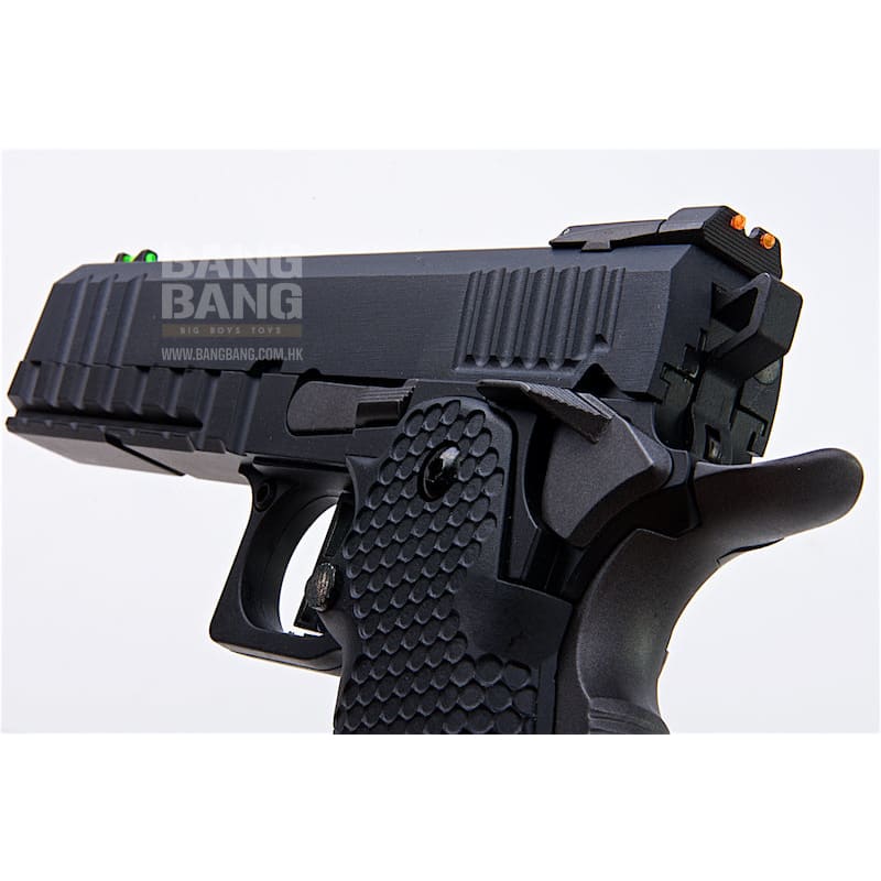 AW Custom HX20 Series 'Competitor' Hi - Capa Gas Blowback Pistol - Black - Bang Bang Airsoft