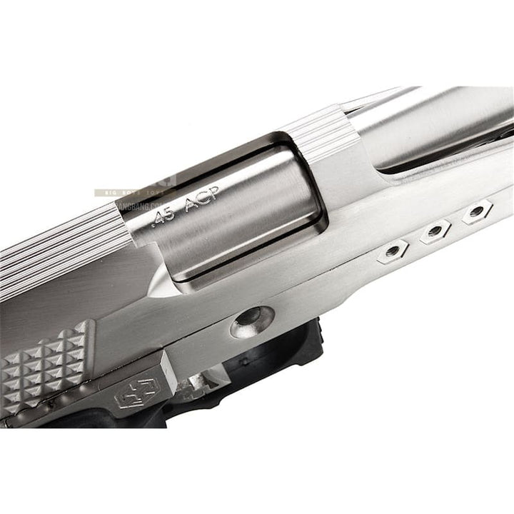 AW Custom HX22 Series Gold Standard IPSC Gas Blowback Pistol - Silver - Bang Bang Airsoft