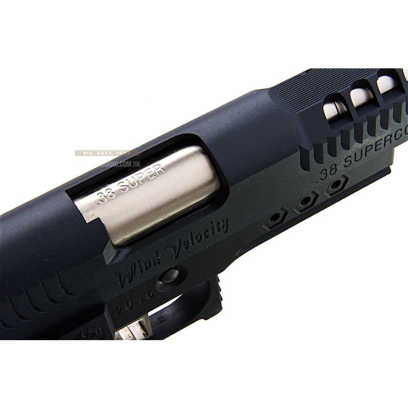 AW Custom HX24 Series 'Wind Velocity' IPSC Gas Blowback Pistol - Black - Bang Bang Airsoft