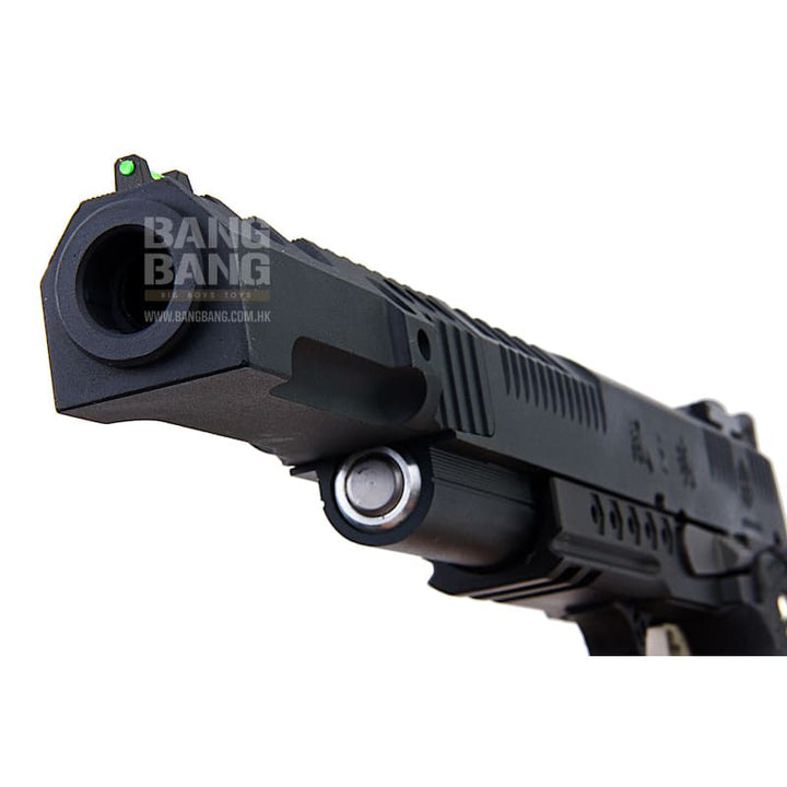 AW Custom HX24 Series 'Wind Velocity' IPSC Gas Blowback Pistol - Black - Bang Bang Airsoft