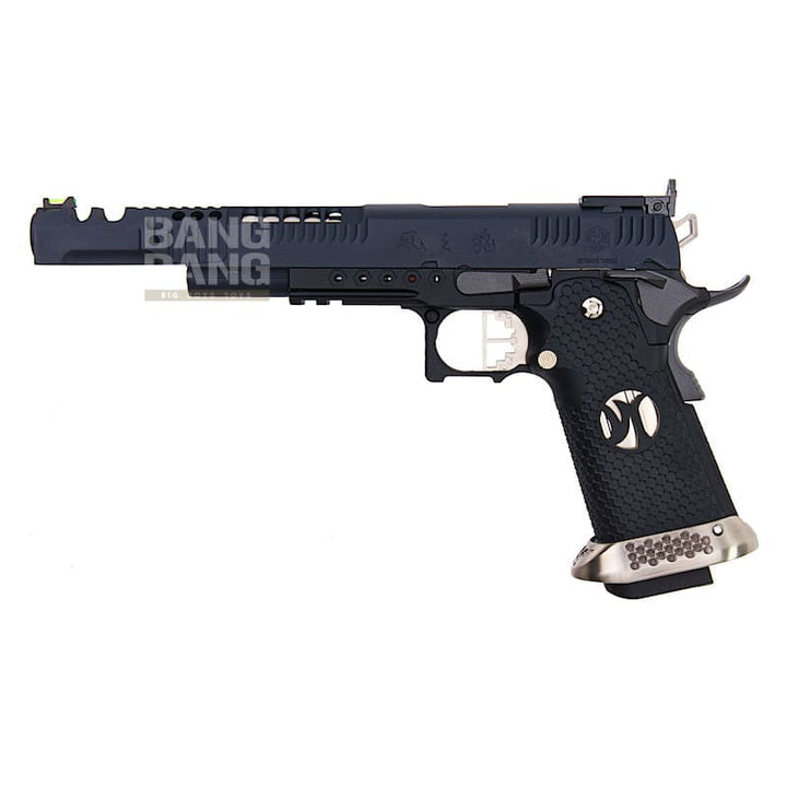 AW Custom HX24 Series 'Wind Velocity' IPSC Gas Blowback Pistol - Black - Bang Bang Airsoft