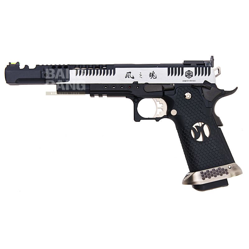 AW Custom HX24 Series 'Wind Velocity' IPSC Gas Blowback Pistol - Two Tone - Bang Bang Airsoft