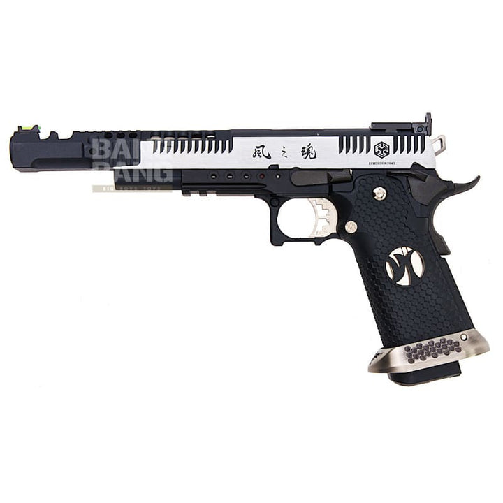 AW Custom HX24 Series 'Wind Velocity' IPSC Gas Blowback Pistol - Two Tone - Bang Bang Airsoft