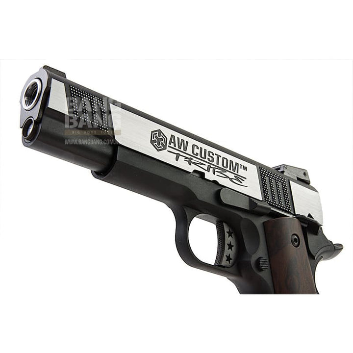 Aw custom iconic 1911 gas blowback pistol - 2 tone free