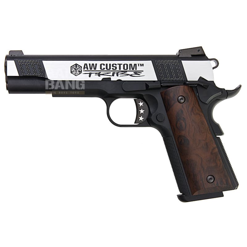 AW Custom Iconic 1911 Gas Blowback Pistol - 2 Tone - Bang Bang Airsoft