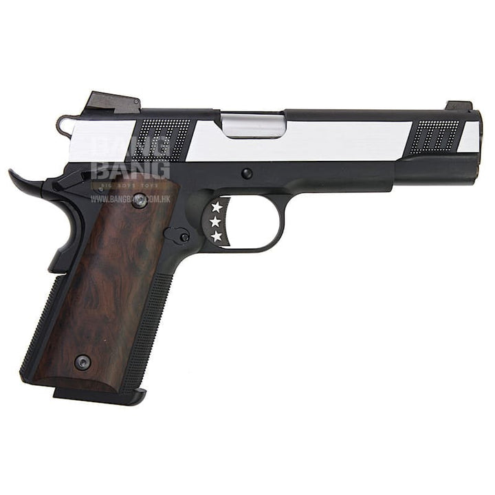 AW Custom Iconic 1911 Gas Blowback Pistol - 2 Tone - Bang Bang Airsoft