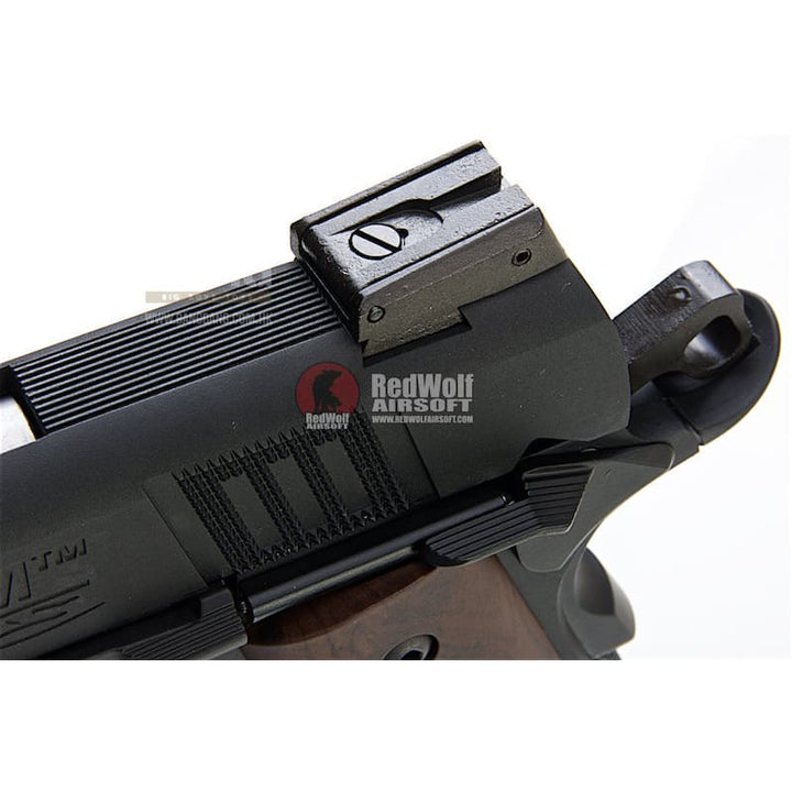 AW Custom Iconic 1911 Gas Blowback Pistol - Black - Bang Bang Airsoft