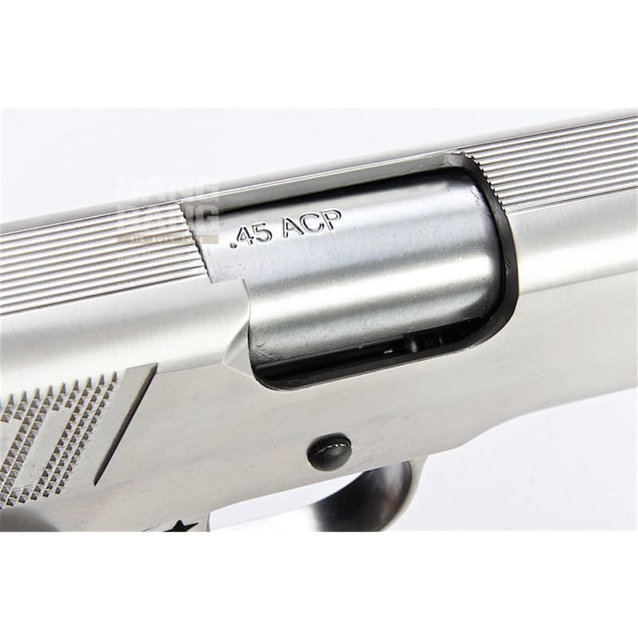 AW Custom Iconic 1911 Gas Blowback Pistol - Silver - Bang Bang Airsoft