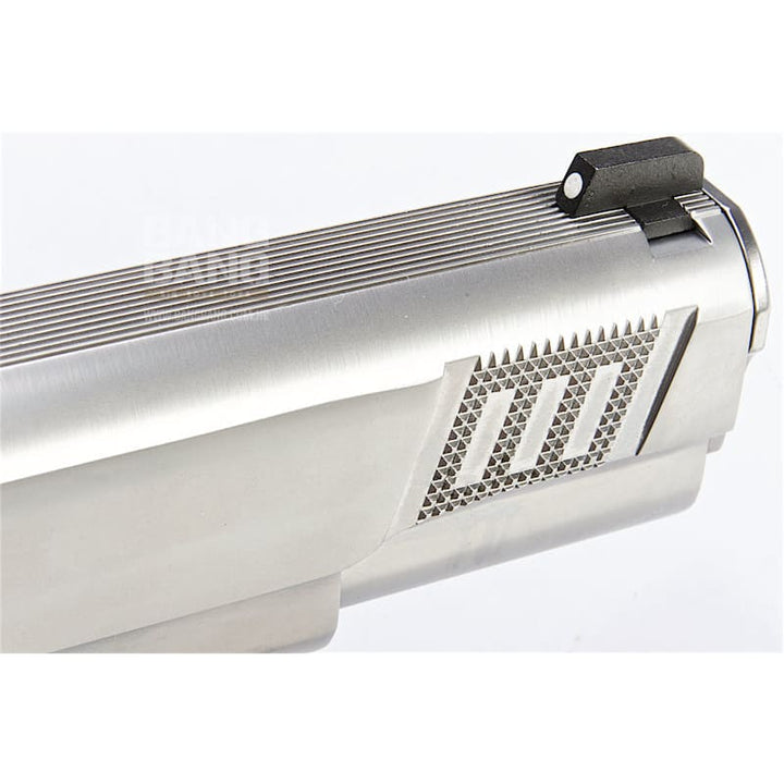 AW Custom Iconic 1911 Gas Blowback Pistol - Silver - Bang Bang Airsoft